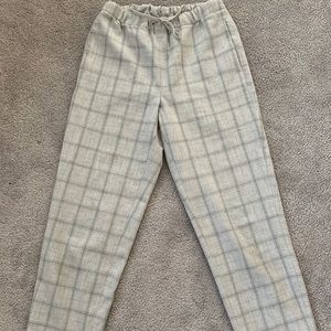 Babaton tartan trousers